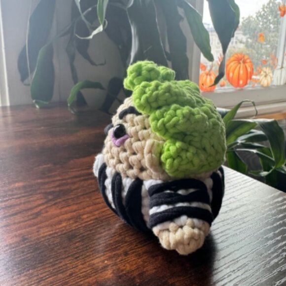 *Pre-made Plushie* The Woobles Beetlejuice Crochet Movie Character - Picture 3 of 6